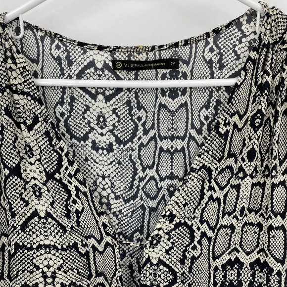 Vix Paula Hermanny Snakeprint Coverup Small - Picture 3 of 9